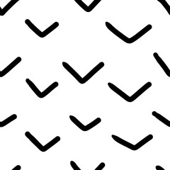yes and no marks seamless abstract pattern background fabric fashion design print wrapping paper digital illustration art texture textile wallpaper apparel image 