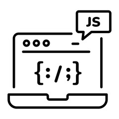 An outline icon of site development 