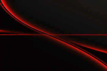 fondo rojo de línea abstracta de neón