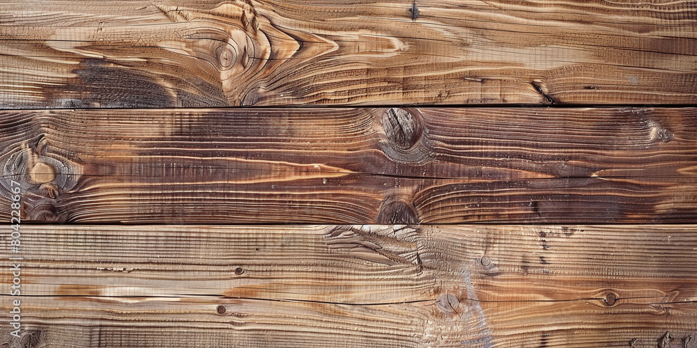 Poster rustic wooden planks with natural grain and texture, suitable for adding warmth and character to des