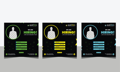 Recruitment advertising template. Recruitment Poster, Job hiring poster, announcement job vacancies
