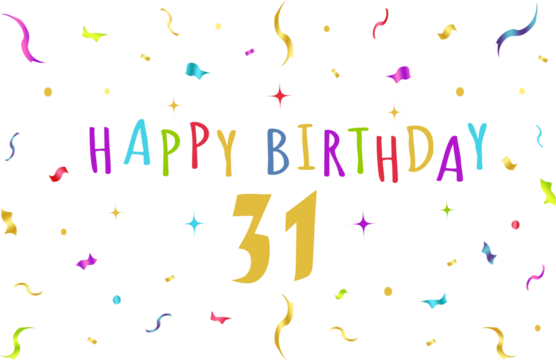 happy birthday graphics, confeti, banner, background, tv wallpaper, colorful - 31
