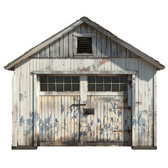 Simple garage, for house building