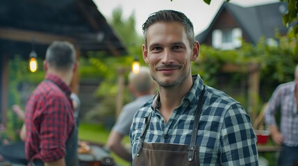 A group of white, German men in their thirties, representing a consumer segment, exude pride and contentment