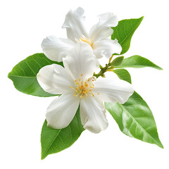 Obraz premium Jasmine flowers, for a beautiful flower theme or ornamental plant decoration
