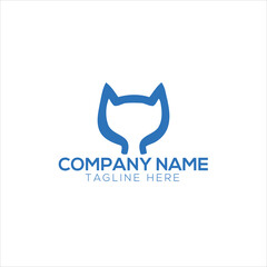 logo pet shop animal care veterinary channel circle dog cat rabbit parrot
