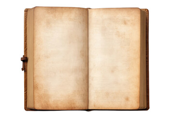 Timeless Wisdom Unfolding. On a White or Clear Surface PNG Transparent Background.