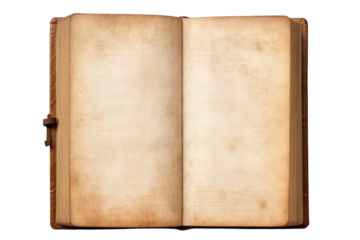 Timeless Wisdom Unfolding. On a White or Clear Surface PNG Transparent Background.