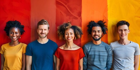 Diverse workforce team working together for successful business outcomes