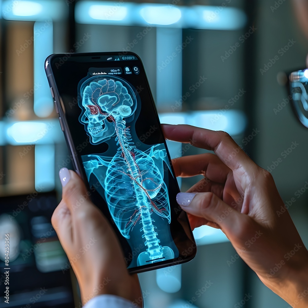 Aufkleber powered diagnostic app for efficient healthcare screening and condition identification