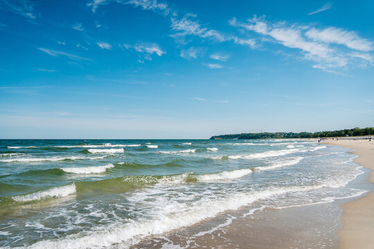 Ausblick Strand Baabe, Ostsee Insel R&uuml;gen 