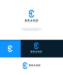 CH, HC Letter Logo Icon Brand Identity Sign, CH, HC Letter  Symbol Template