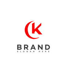 CK, KC Letter Logo Icon Brand Identity Sign, CK, KC Letter  Symbol Template