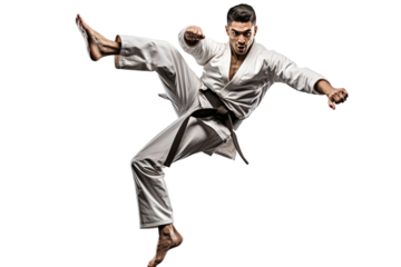 The Warriors Grace. On a White or Clear Surface PNG Transparent Background.