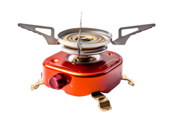 The Fiery Dance of Culinary Creativity. On a White or Clear Surface PNG Transparent Background.