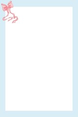 Obraz premium Pink ribbons background 