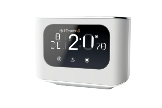 Times Whisper: A Majestic White Clock Reveals the Present Moment. On a White or Clear Surface PNG Transparent Background.