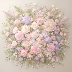 Bright and Beautiful Flower Arrangement - Ideal for Marketing Materials, Decorations, and Print Collateral.