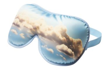 Dreaming Under the Sky. On a White or Clear Surface PNG Transparent Background.