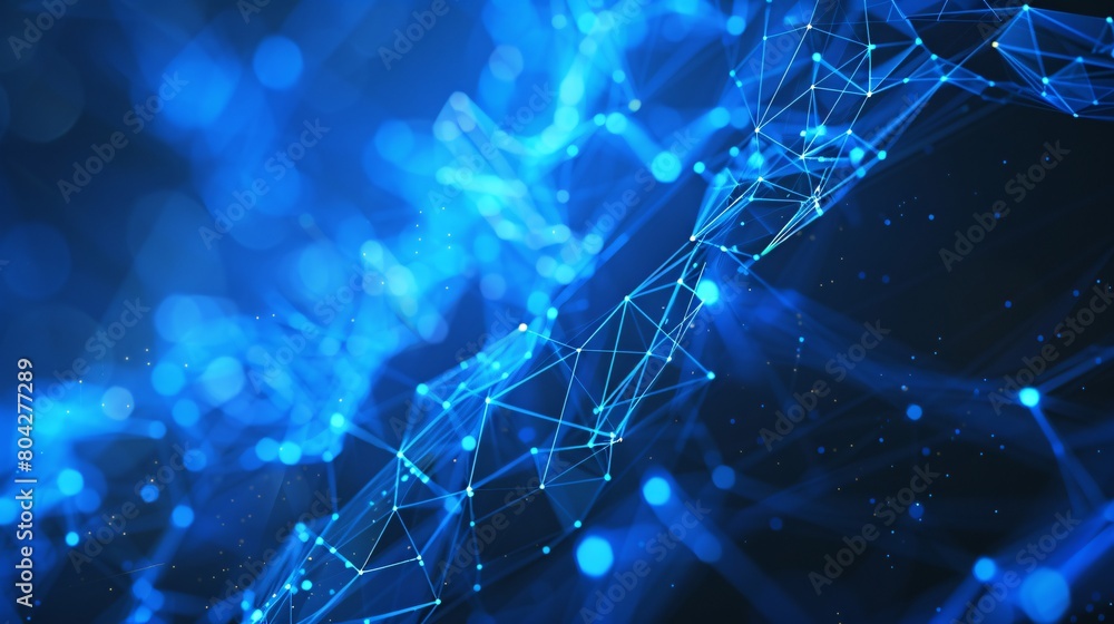 Poster background network technology abstract datum connection mesh tech blue design computer wallpaper cyb