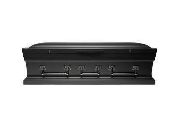 Obraz premium The Enigmatic Coffer of Shadows. On a White or Clear Surface PNG Transparent Background.