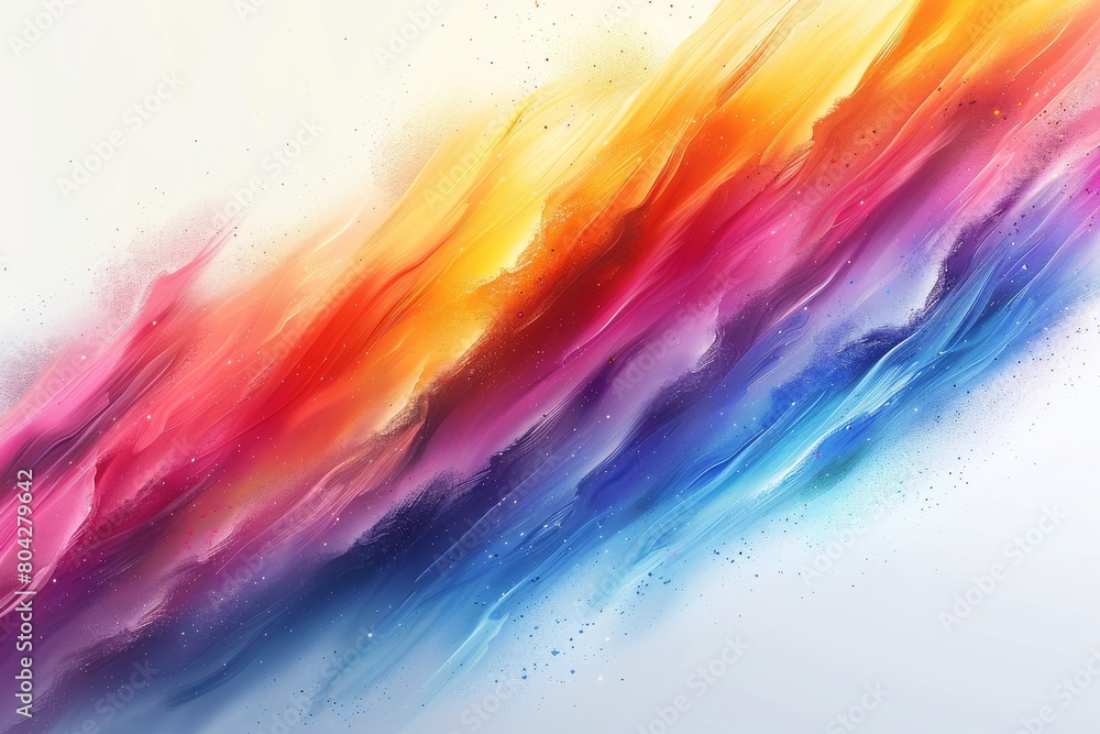 Poster image with ethereal merging of cosmic colors and sparkles