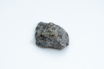 natural yooperlite gem stone on the white background