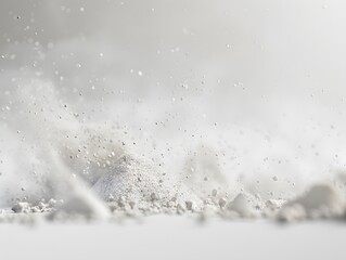 Clean and Minimalist White Particles
