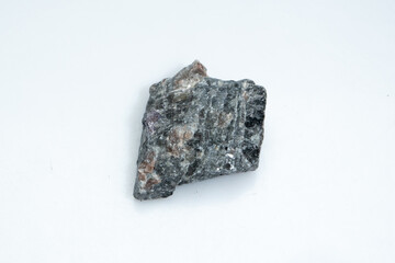 natural yooperlite gem stone on the white background