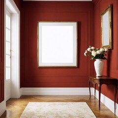 Picture frame mockup for home interior design