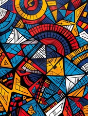 Vibrant Geometric Design