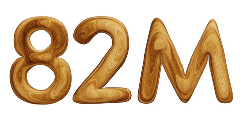 Wooden 82m for followers and subscribers celebration