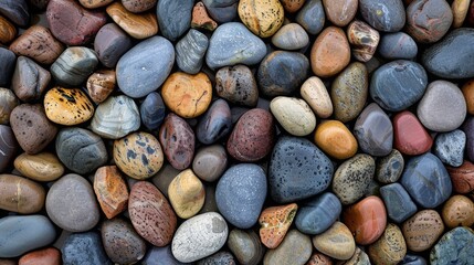 Sea rocks often have unique shapes due to erosion and waves. The color of the stone may vary from gray to brown, depending on the type of mineral it contains. 