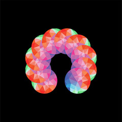 background circle logo