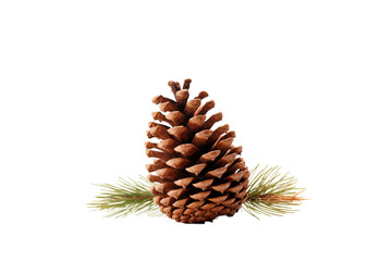 Fototapeta premium Majestic Pine Cone Reaching for the Stars. On a White or Clear Surface PNG Transparent Background.