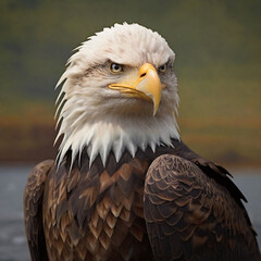 Obraz premium american bald eagle