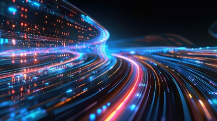 abstract digital tech wave backgrounds