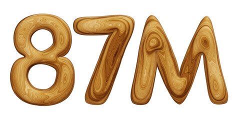 Wooden 87m for followers and subscribers celebration