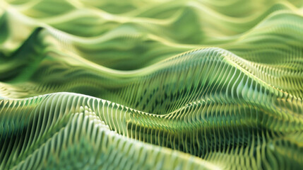 Green Wave Wallpaper Background