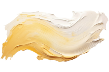 Sunlit Serenity: A Dance of Yellow and White. On a White or Clear Surface PNG Transparent Background.