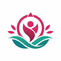Logo for a Spa Center, simple clean logo, Creative Logo Icon,  2d style, 