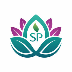 Logo for a Spa Center, simple clean logo, Creative Logo Icon,  2d style, 