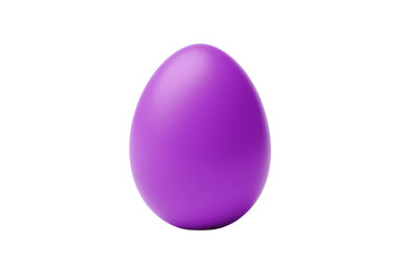 The Enigmatic Purple Egg. On a White or Clear Surface PNG Transparent Background.