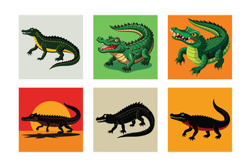 aligator vector illustration