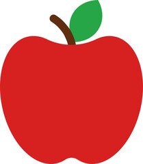 vector of a fresh apple