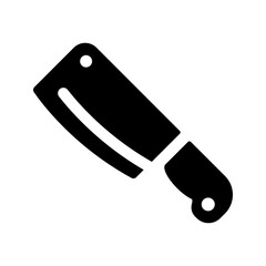 Meat cleaver knife - vector icon