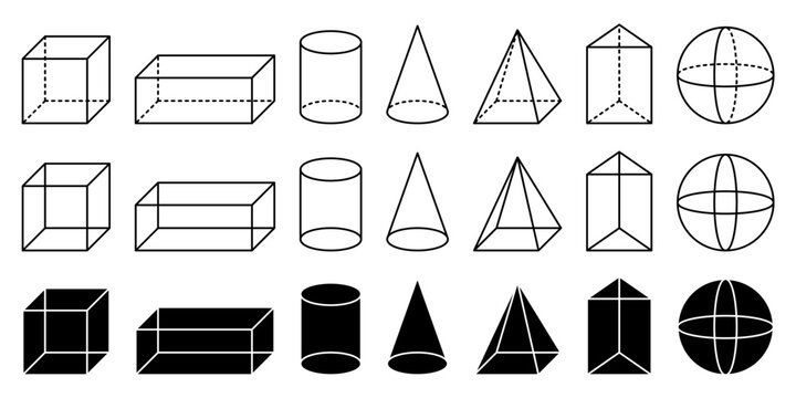 vector collection of geometric structures