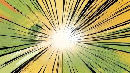 Obraz premium Comic Style Wallpaper with Gradient Halftone Suitable for Background