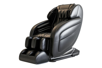 Naklejka premium Freestanding massage chair Isolated on transparent background