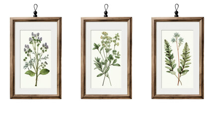 The Whimsical Trio: Herb Artistry
